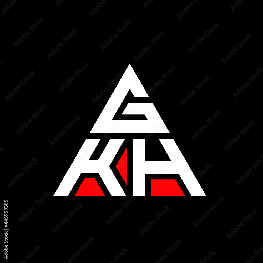 GKH triangle letter logo design with triangle shape. GKH triangle logo design monogram. GKH triangle vector logo template with red color. GKH triangular logo Simple, Elegant, and Luxurious Logo. GKH GKH triangle letter logo design with triangle shape. GKH triangle logo design monogram. GKH triangle vector logo template with red color. GKH triangular logo Simple, Elegant, and Luxurious Logo. GKH