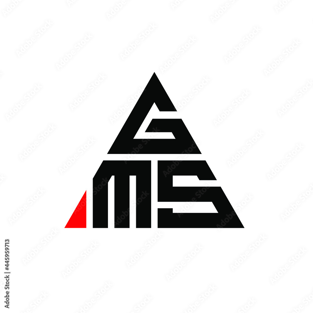 GMS triangle letter logo design with triangle shape. GMS triangle logo design monogram. GMS triangle vector logo template with red color. GMS triangular logo Simple, Elegant, and Luxurious Logo. GMS GMS triangle letter logo design with triangle shape. GMS triangle logo design monogram. GMS triangle vector logo template with red color. GMS triangular logo Simple, Elegant, and Luxurious Logo. GMS