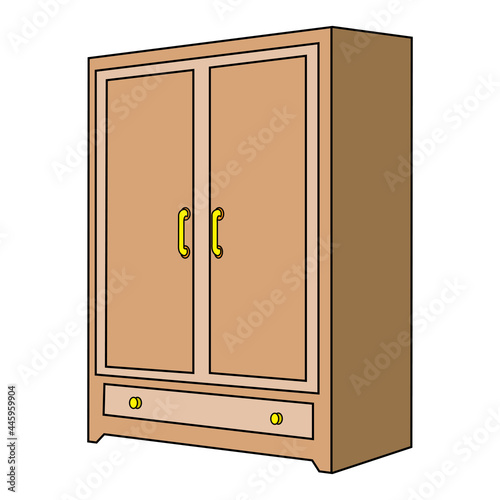 wardrobe vector illustration