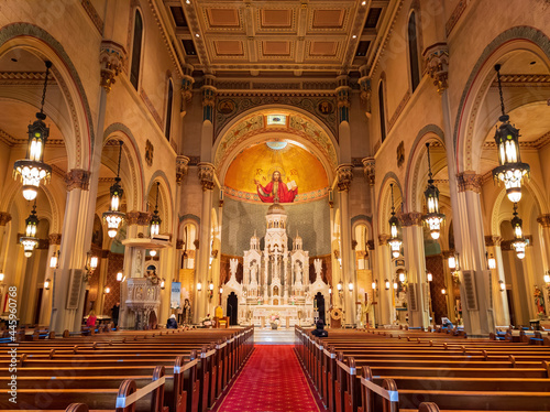Fotografía Interior view of the Saints Peter and Paul Church