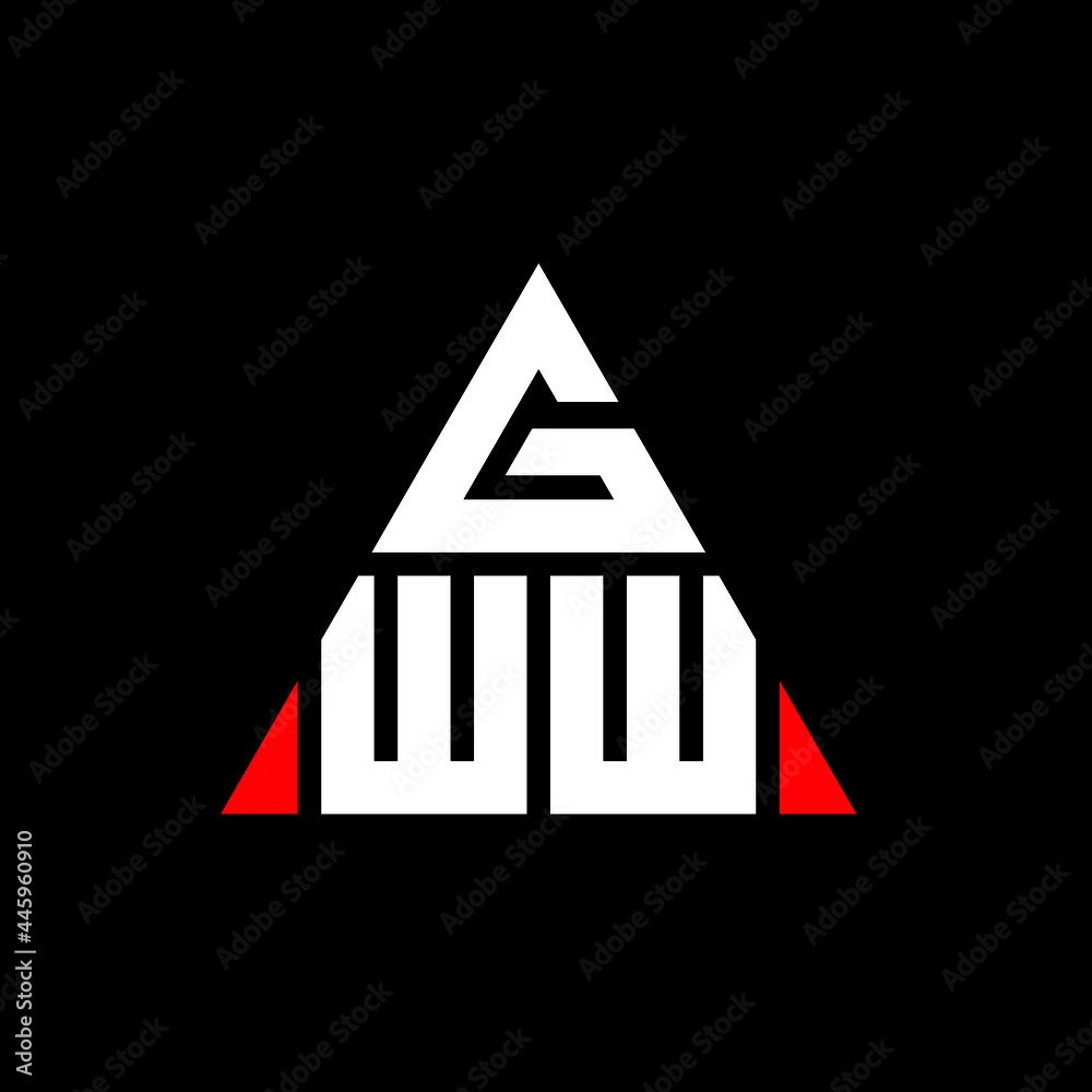 GWW triangle letter logo design with triangle shape. GWW triangle logo design monogram. GWW triangle vector logo template with red color. GWW triangular logo Simple, Elegant, and Luxurious Logo. GWW GWW triangle letter logo design with triangle shape. GWW triangle logo design monogram. GWW triangle vector logo template with red color. GWW triangular logo Simple, Elegant, and Luxurious Logo. GWW