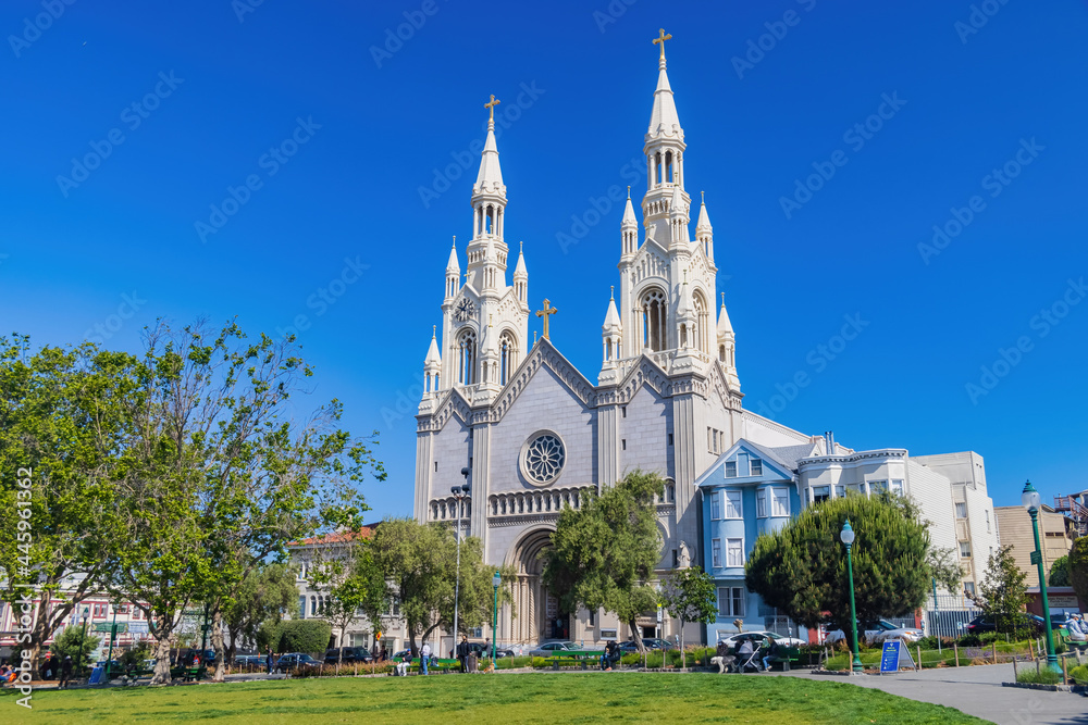 Exterior view of the Saints Peter and Paul Church