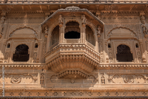 Beautiful ancient architecture of Maheshwar photo