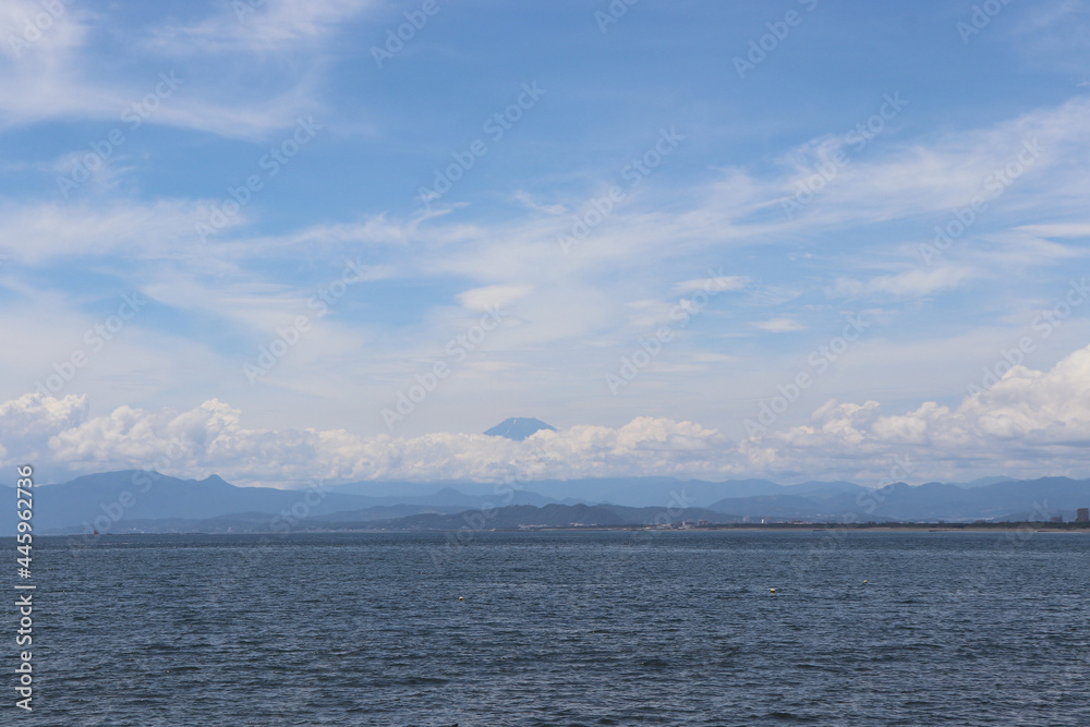 Mt Fuji
Mountain, sea and sky view