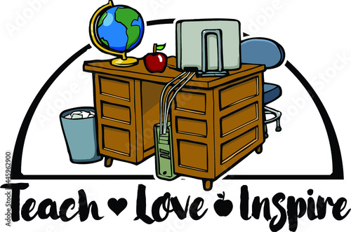 teacher desk | teach love inspire
