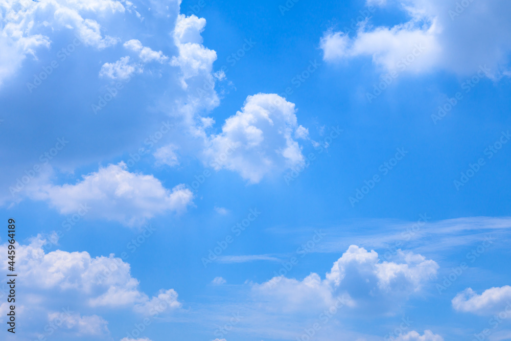 Blue sky with clouds