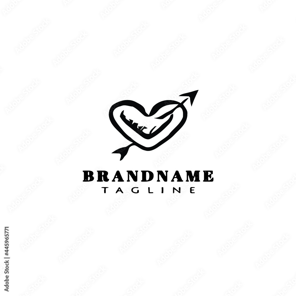 arrow through logo icon simple template cartoon vector illustration arrow through logo icon simple template cartoon vector illustration