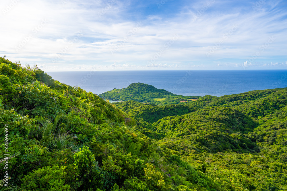 沖縄県石垣島の屋良部岳から見る風景 Ishigaki Okinawa Yarabu-dake