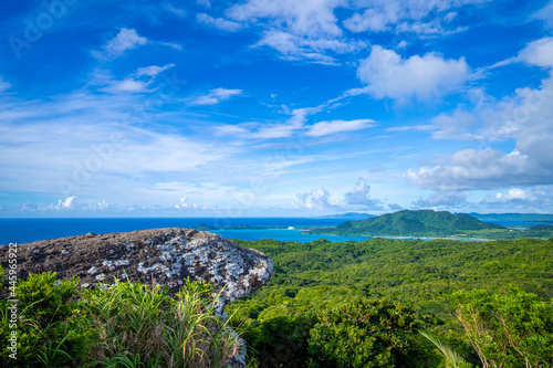 沖縄県石垣島の屋良部岳から見る風景 Ishigaki Okinawa Yarabu-dake