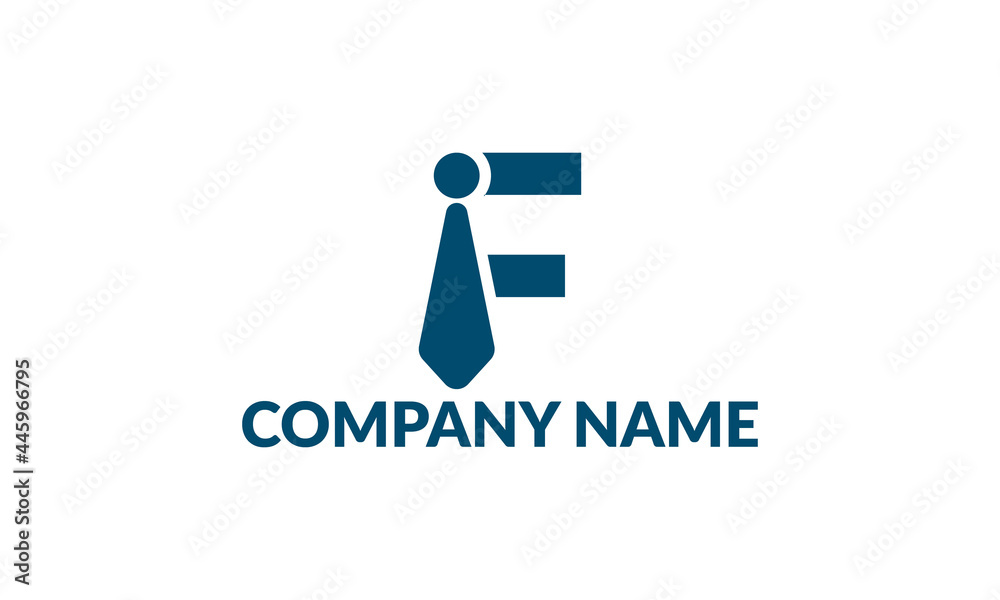 Employment logo design. (F letter logo design) Job F letter logo flat vector template Employment logo design. (F letter logo design) Job F letter logo flat vector template
