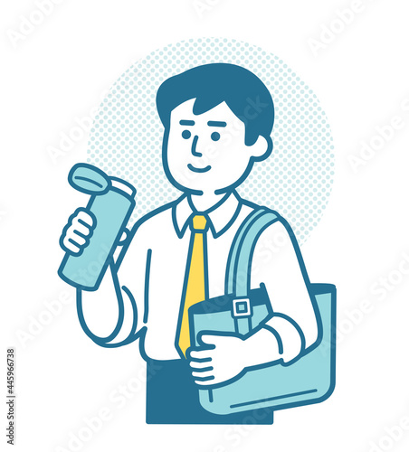 Men in suits with my bottle