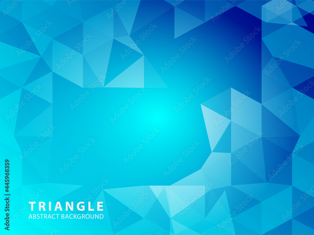 Fototapeta premium Triangle Abstract background - Vector