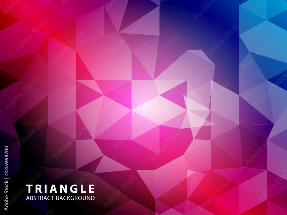 Fototapeta premium Triangle Abstract background - Vector