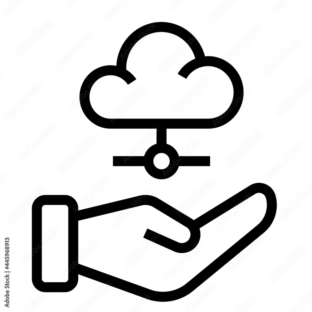 safe hosting line icon safe hosting line icon