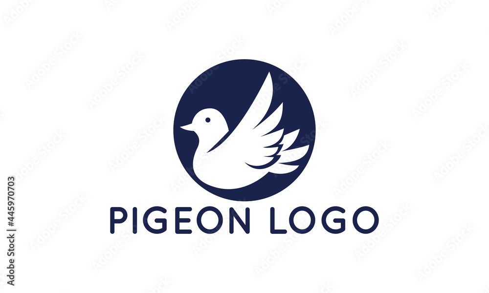 Obraz premium Modern Pigeon Logo design