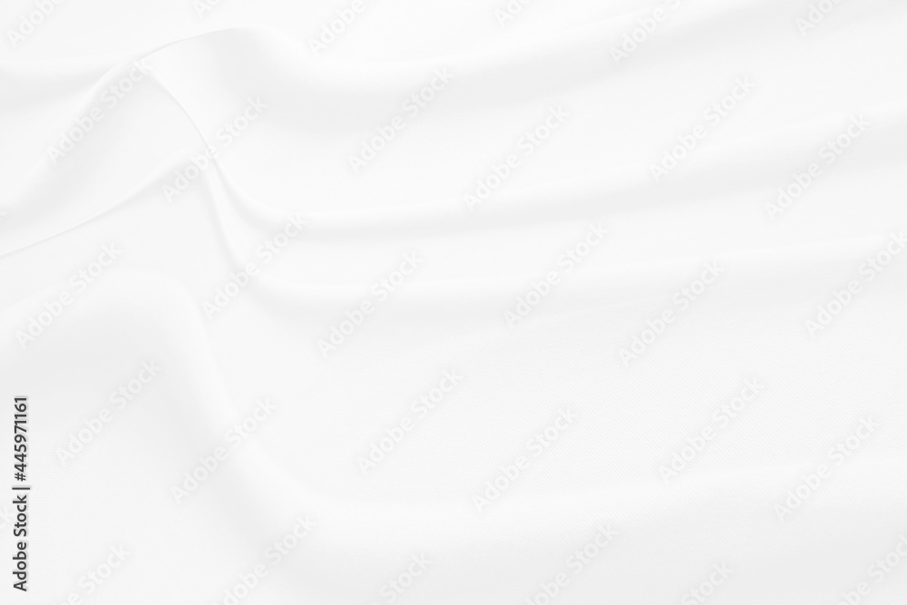 white abstract background and gray tone, cloth soft wave overlapping with shadow modern concept, space for text or message web and book design