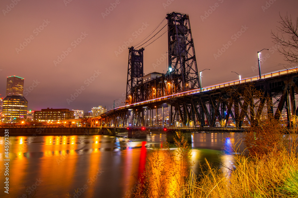 Fototapeta premium bridge at night