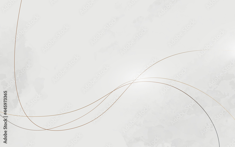 Abstract lines wavy dynamic waves on white background. Gold lines luxury concept. Vector illustration Abstract lines wavy dynamic waves on white background. Gold lines luxury concept. Vector illustration