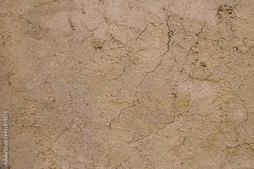 Texture of old gray concrete wall for background