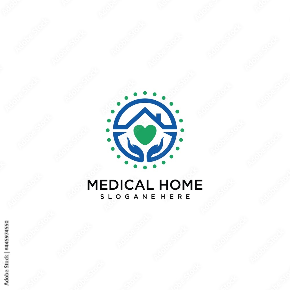 nature home logo vector design template nature home logo vector design template
