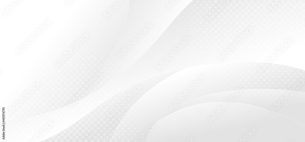 Abstract gradient white and gray design of movement pattern with halftone decorative design. Template design for cover background. illustration vector Abstract gradient white and gray design of movement pattern with halftone decorative design. Template design for cover background. illustration vector