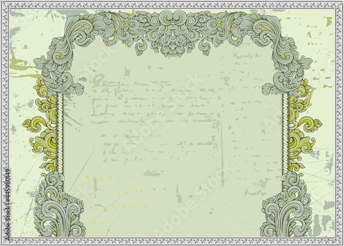 template for design coupons, invitations, certificates