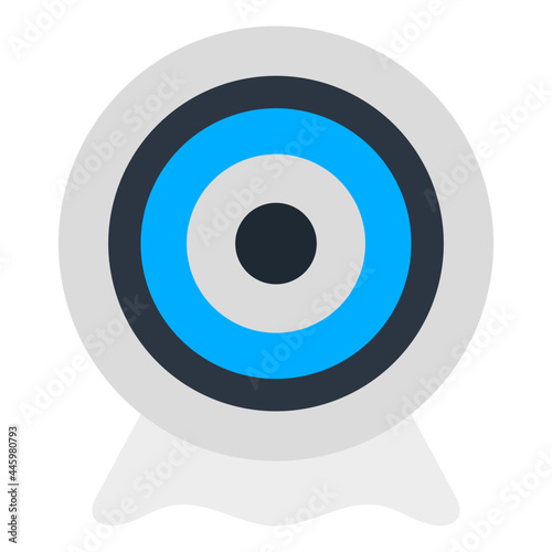 Internet live camera, icon of webcam