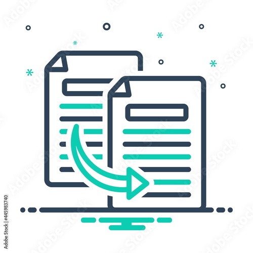 Mix icon for copy