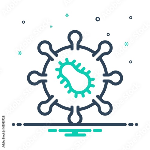 Mix icon for viruses