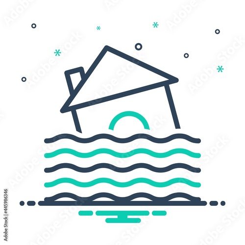 Mix icon for flood