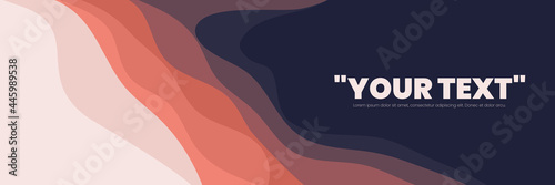 colorful abstract background with wave pattern for greeting card template, web banner, blog banner, backdrop, background template and business card template