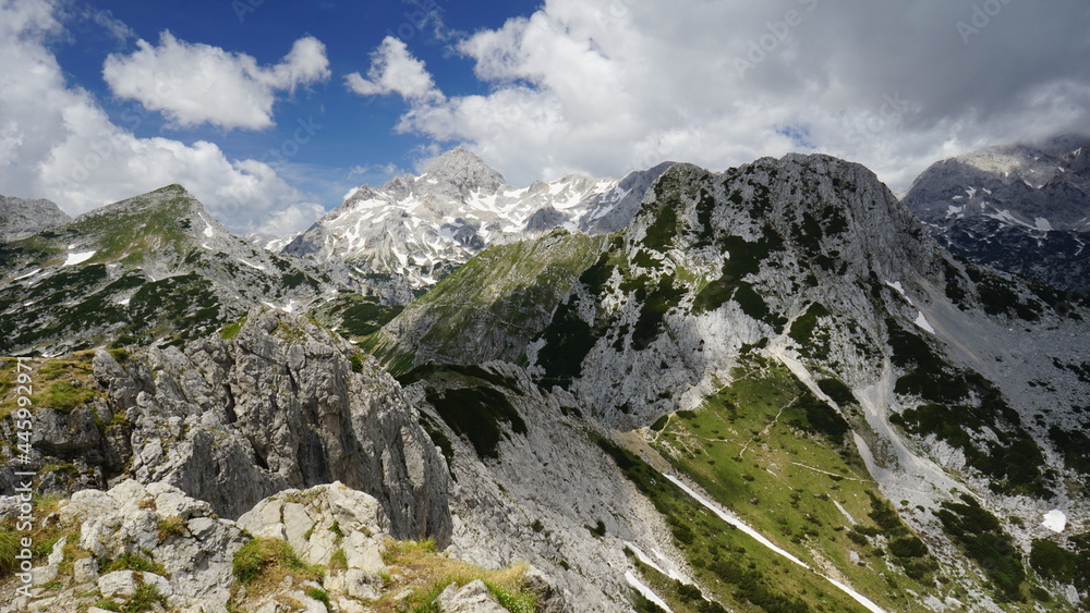 Triglav the highest moutain in Slovenia, Julian Alps, Europe Triglav the highest moutain in Slovenia, Julian Alps, Europe