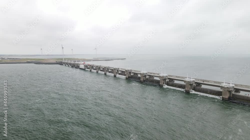 Delta works in The Netherlands, Neeltje Jans Oosterscheldekering in Zeeland, Walcheren. Delta works in The Netherlands, Neeltje Jans Oosterscheldekering in Zeeland, Walcheren.