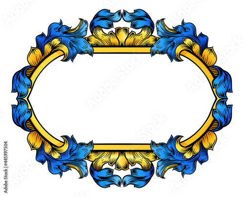 Crest Banner Border Scroll ...