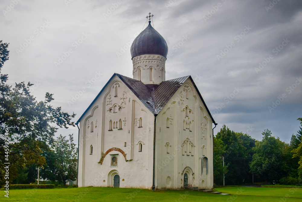 Ancient Transfiguration Church in Veliky Novgorod
