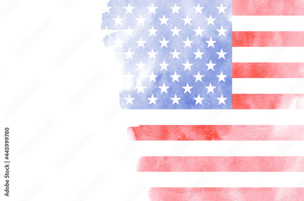 Obraz premium Grunge USA Flag background texture
