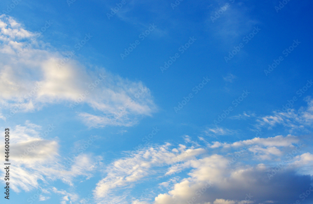 White clouds in blue sky White clouds in blue sky
