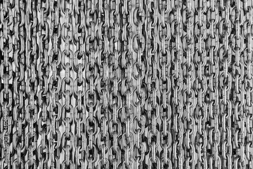 Group of metal chain for backdrop or background, black and wihite style Group of metal chain for backdrop or background, black and wihite style