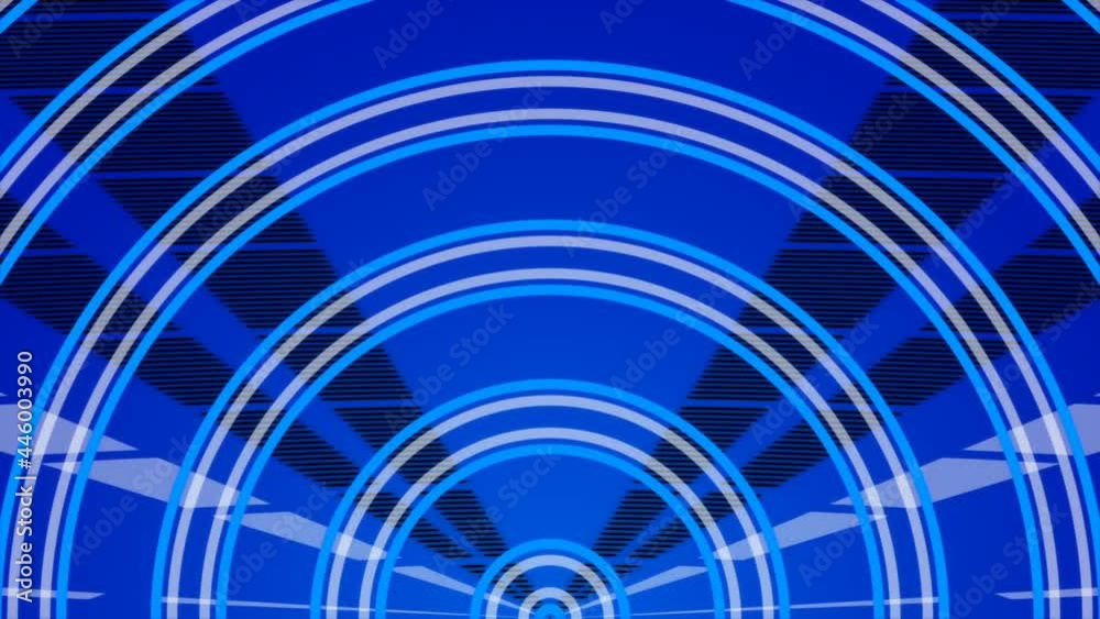 blue abstract background, motion circles and shapes, loop blue abstract background, motion circles and shapes, loop