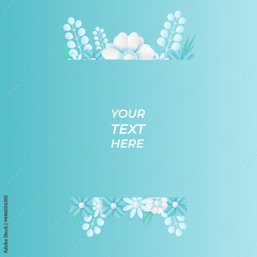 Modern floral flower leaves universal creative greeting card. Set of cards with gold and leaves. Decorative invitation to the holiday. Wedding, birthday. Universal card. Template for text. Vector Modern floral flower leaves universal creative greeting card. Set of cards with gold and leaves. Decorative invitation to the holiday. Wedding, birthday. Universal card. Template for text. Vector