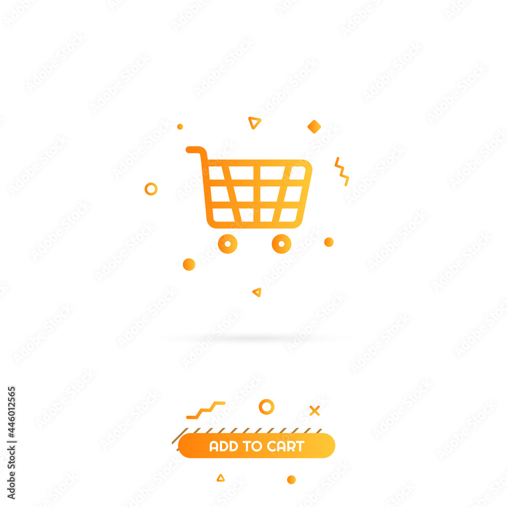 Add to cart button vector with bright gradient and vibrant colors. Modern button with cart icon for web and graphic design. Add to cart UI button for shopping, e-commerce and retail. Basket vector Add to cart button vector with bright gradient and vibrant colors. Modern button with cart icon for web and graphic design. Add to cart UI button for shopping, e-commerce and retail. Basket vector