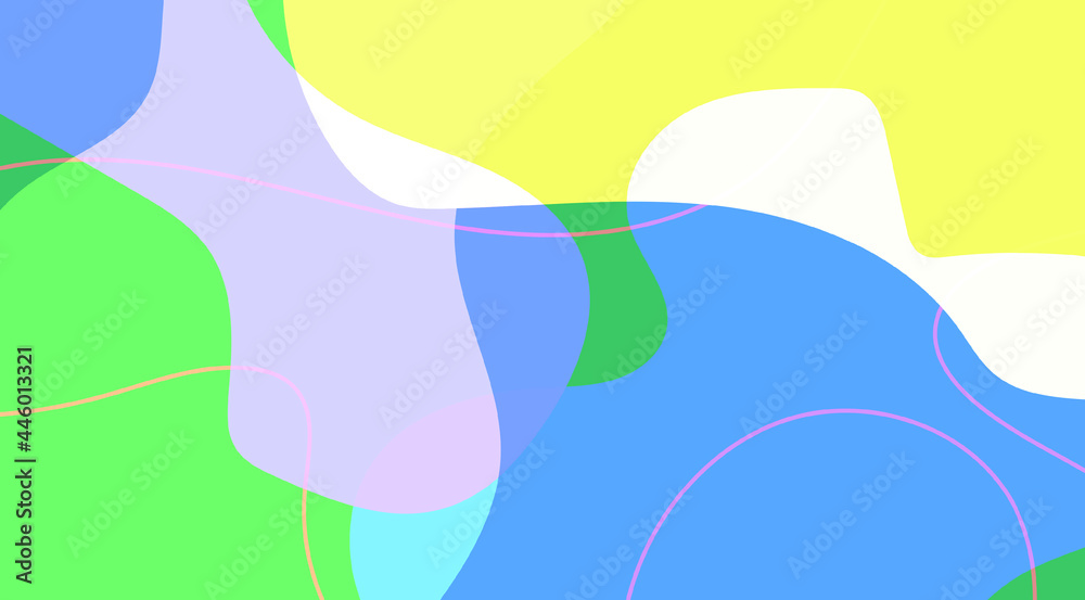 Dynamic liquid colorful background. fluid shape modern background