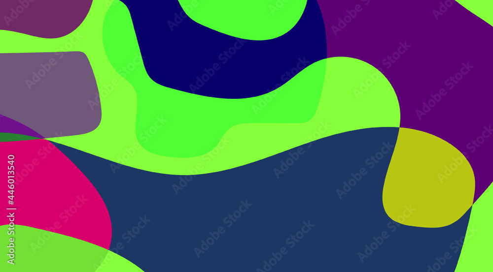 Dynamic liquid colorful background. fluid shape modern background
