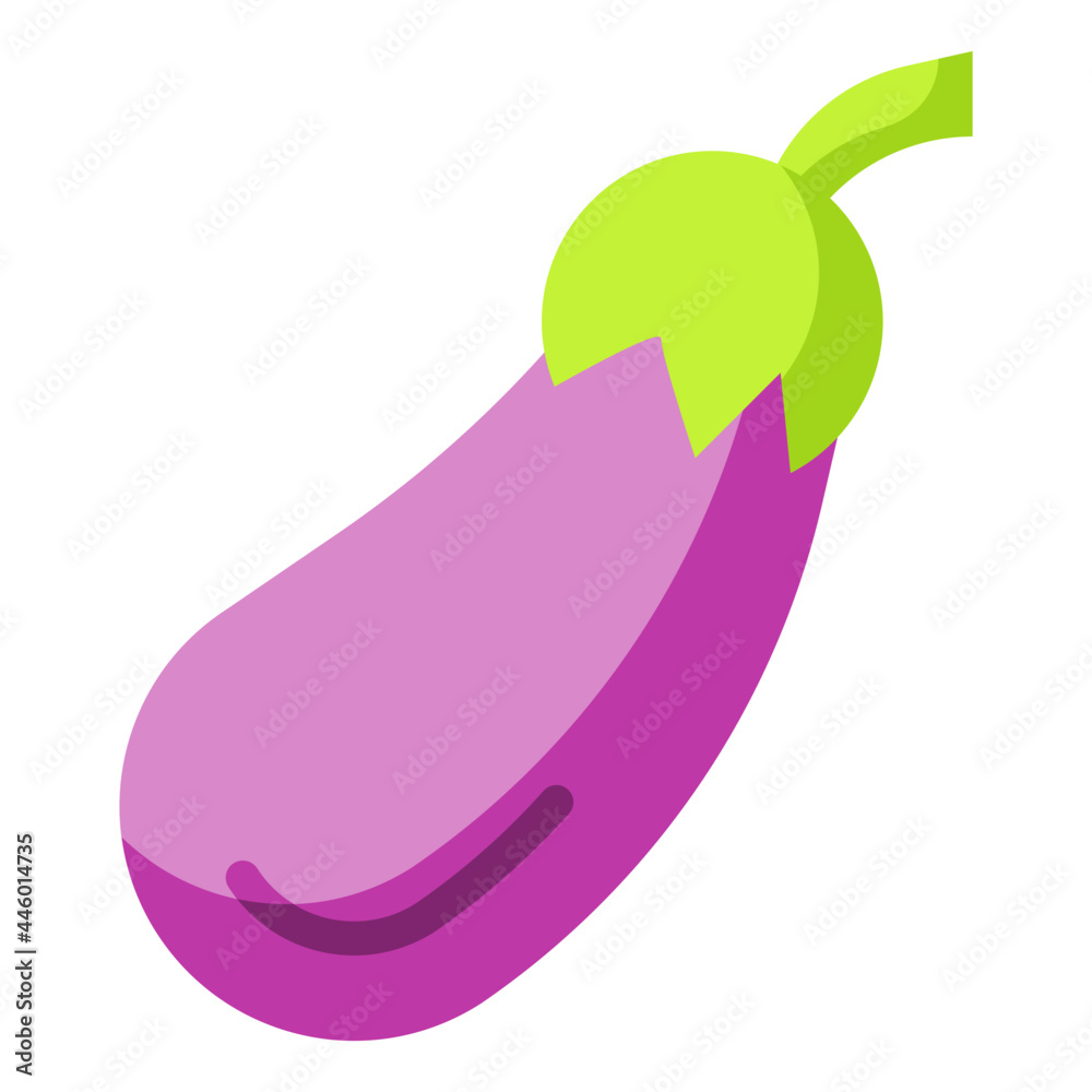 eggplant flat icon eggplant flat icon