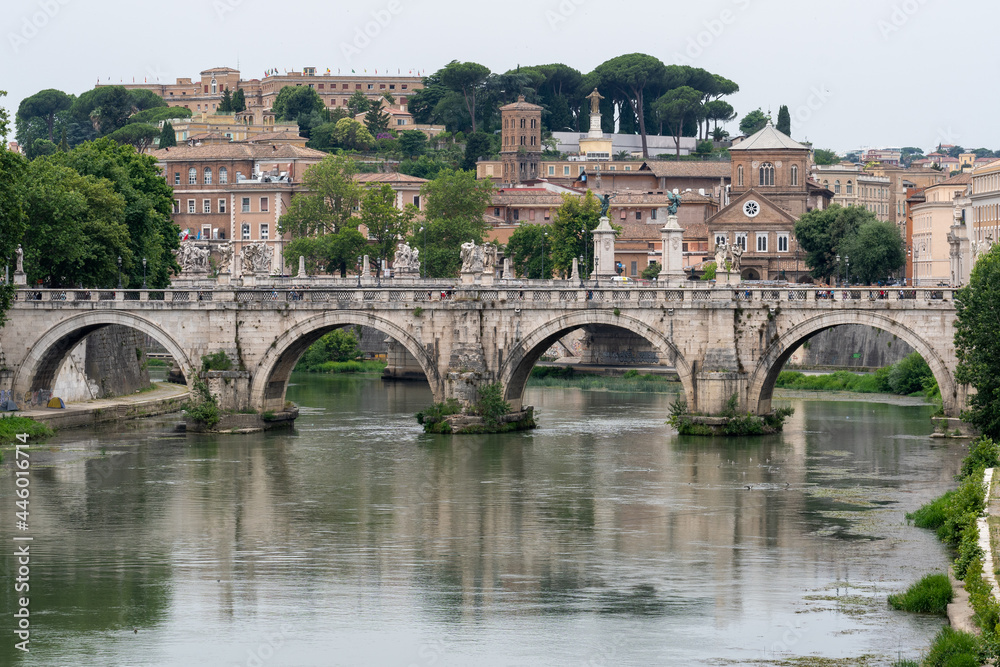 Peaceful Bridge over the river