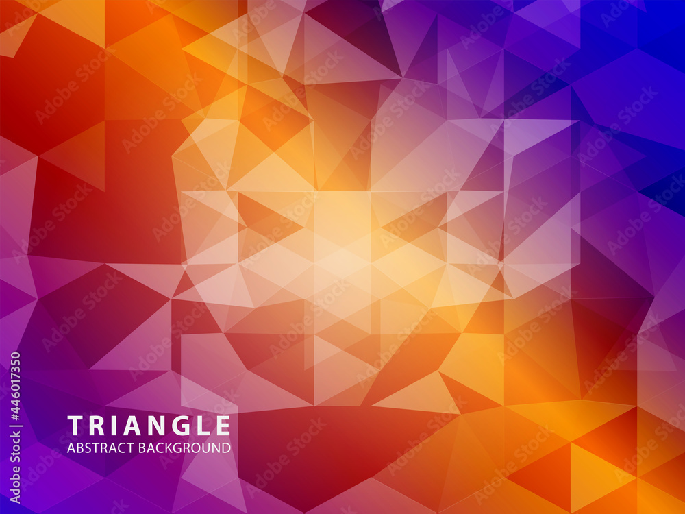 custom made wallpaper toronto digitalVector of modern abstract triangular background - Vector