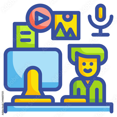 creator line icon