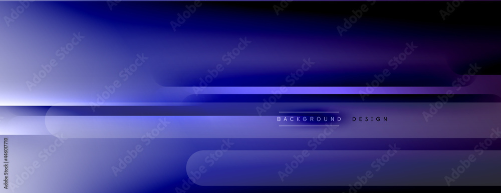 Abstract background. Shadow lines on bright shiny gradient background.