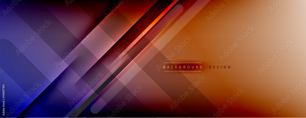 Abstract background - lines composition created with lights and shadows. Technology or business digital template. Trendy simple fluid color gradient abstract background with dynamic Abstract background - lines composition created with lights and shadows. Technology or business digital template. Trendy simple fluid color gradient abstract background with dynamic