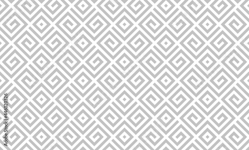 Abstract geometric pattern. A seamless vector background. White and gray ornament. Graphic modern pattern. Simple lattice graphic design.